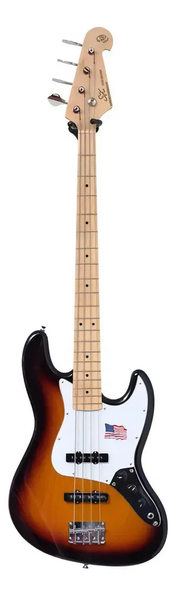 Sx Jazz Bass Contra-baixo 4 Cordas Cor Sunburst