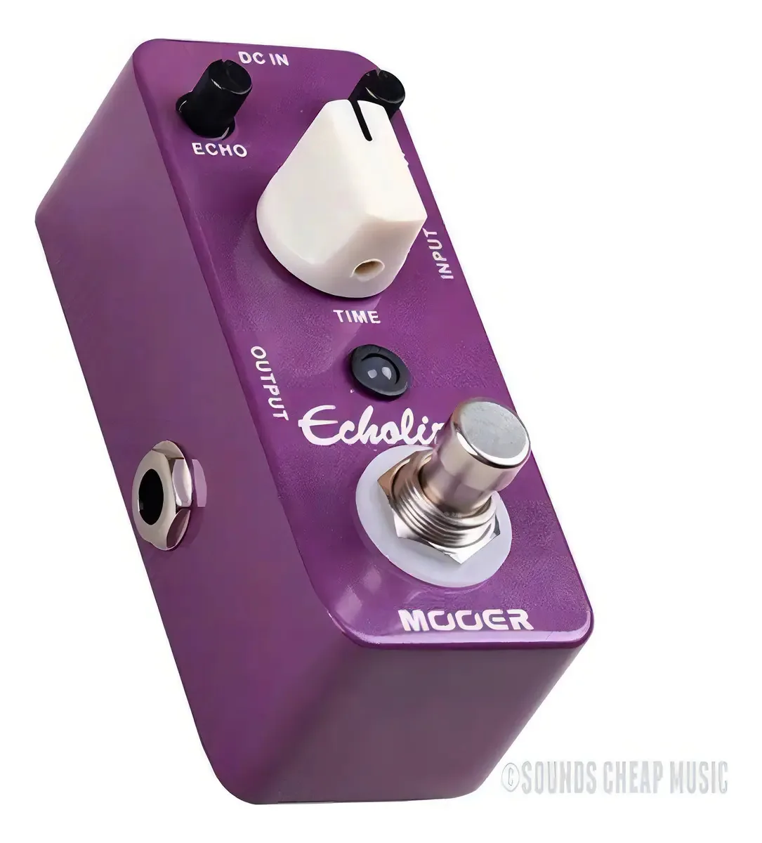 Pedal Delay Análogo para Guitarra Mooer Echolizer Roxo