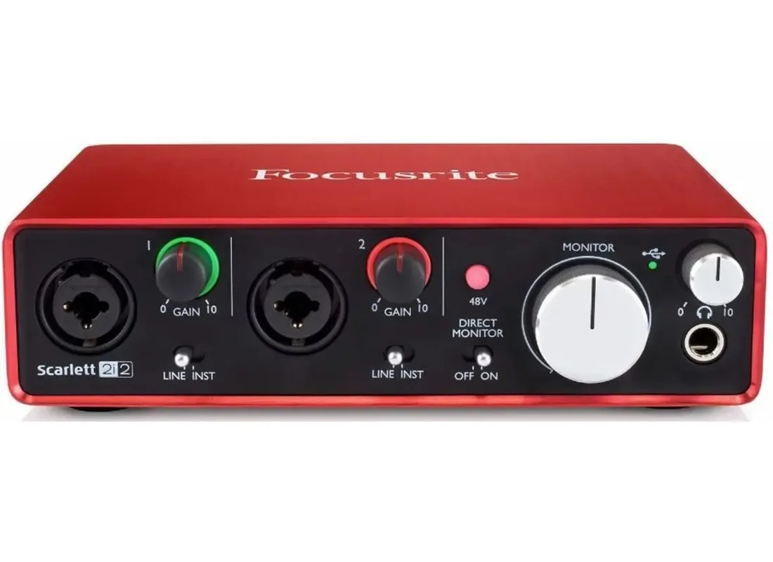 Focusrite Scarlett 2i2 2nd Gen Interface De Áudio 2 Geração