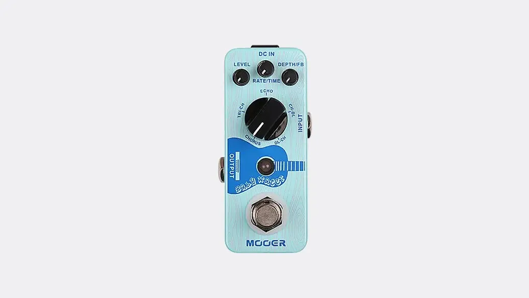 Pedal Delay Chorus Mooer Baby Water Violão 5 Efeitos Análogos