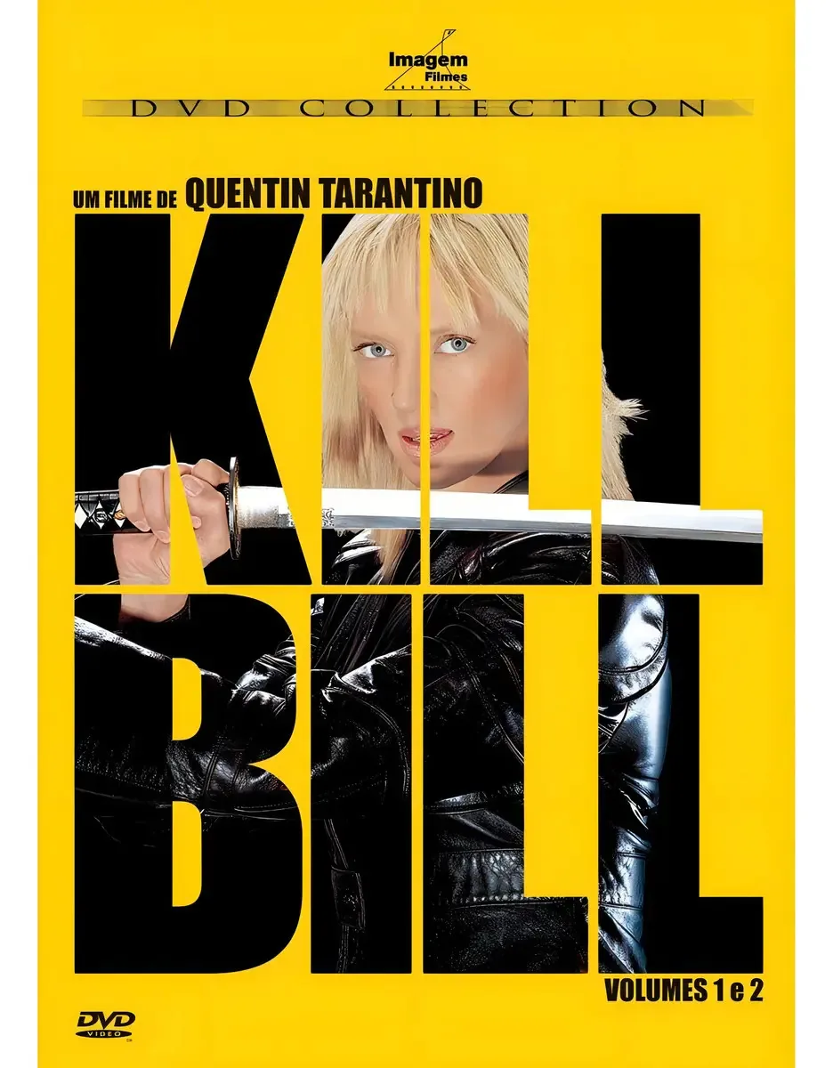 DVD Kill Bill Collection Volumes 1 e 2 Quentin Tarantino Filme Duplo