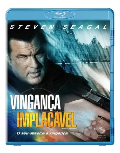 Blu-ray Vingança Implacável Ação HD Steven Seagal Swen Filmes