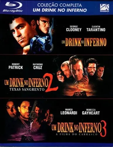 Blu-ray Um Drink No Inferno Coleção Imagem Filmes 1 Disco