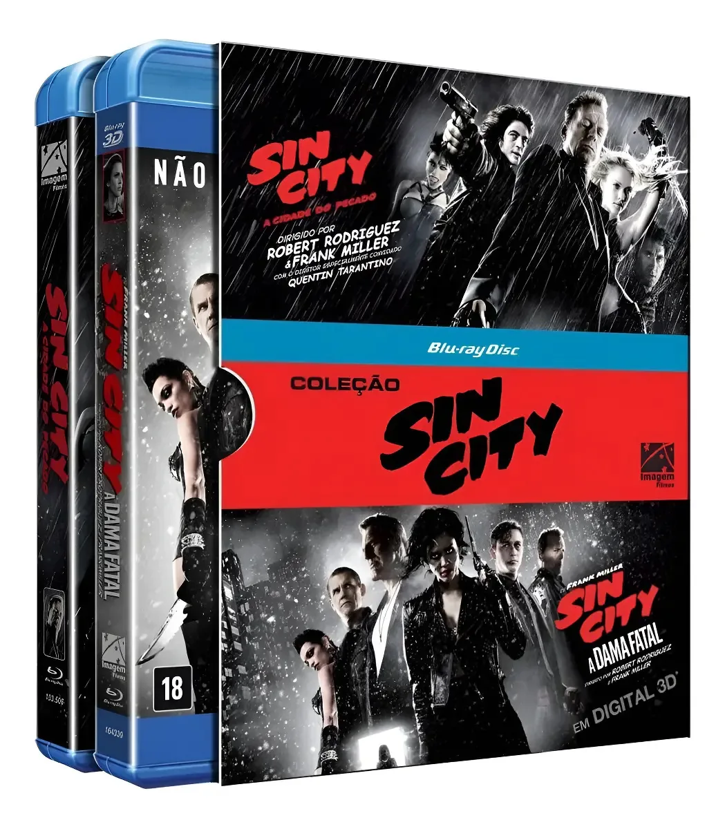 Blu-ray - Sin City - Coleção Completa (2 Filmes)