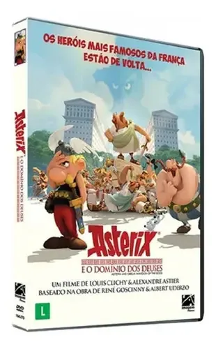 DVD Asterix e o Domínio dos Deuses Animação Widescreen Imagem Filmes