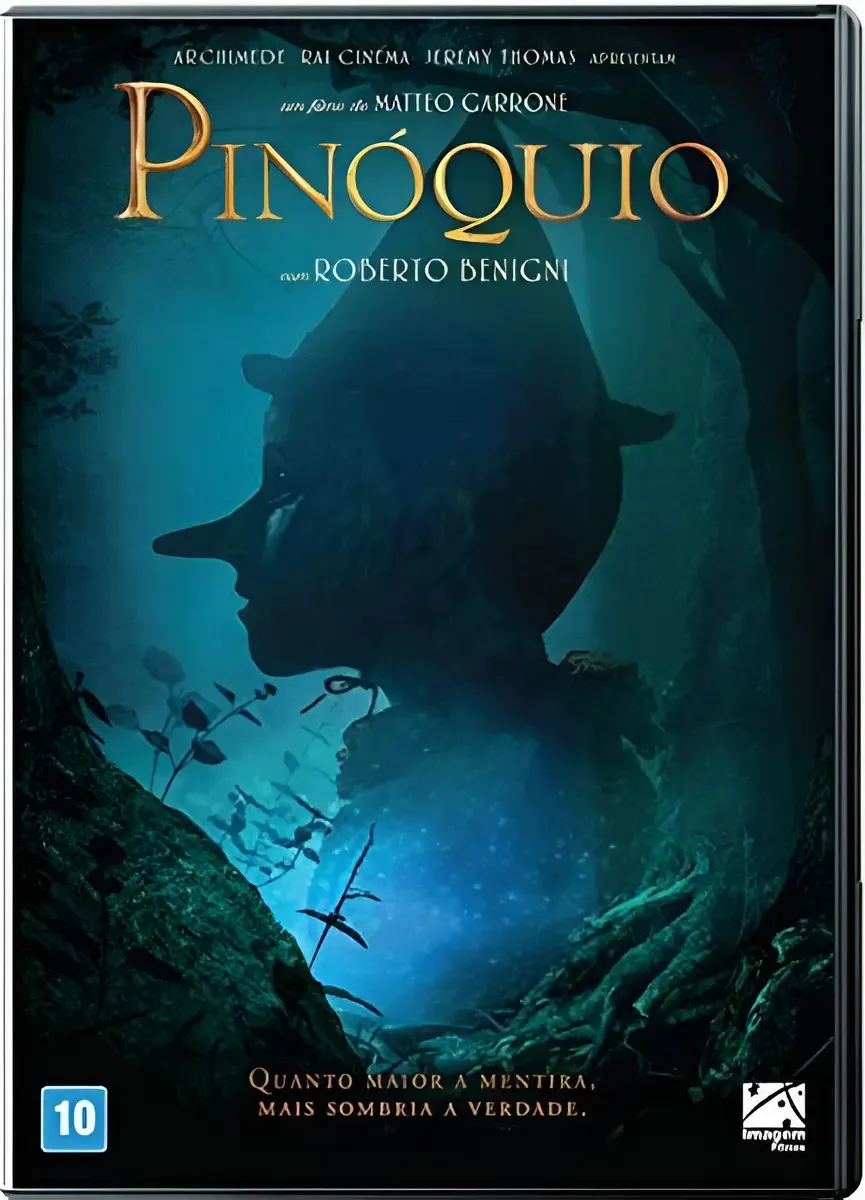 Pinóquio DVD Filme Drama Imagem Filmes Matteo Garrone Roberto Benigni