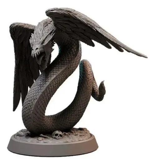 Miniatura Cruz Da Planície Fera Híbrida Dungeons And Dragons