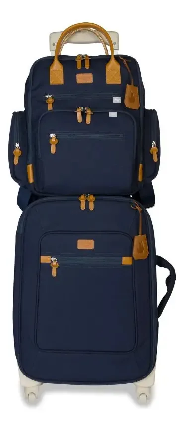 Mala Maternidade Rodinha + Mochila Urban Classic Masterbag