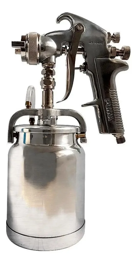 Pistola de Pintura Sucção Puma AS1040G 1L Bico 2mm