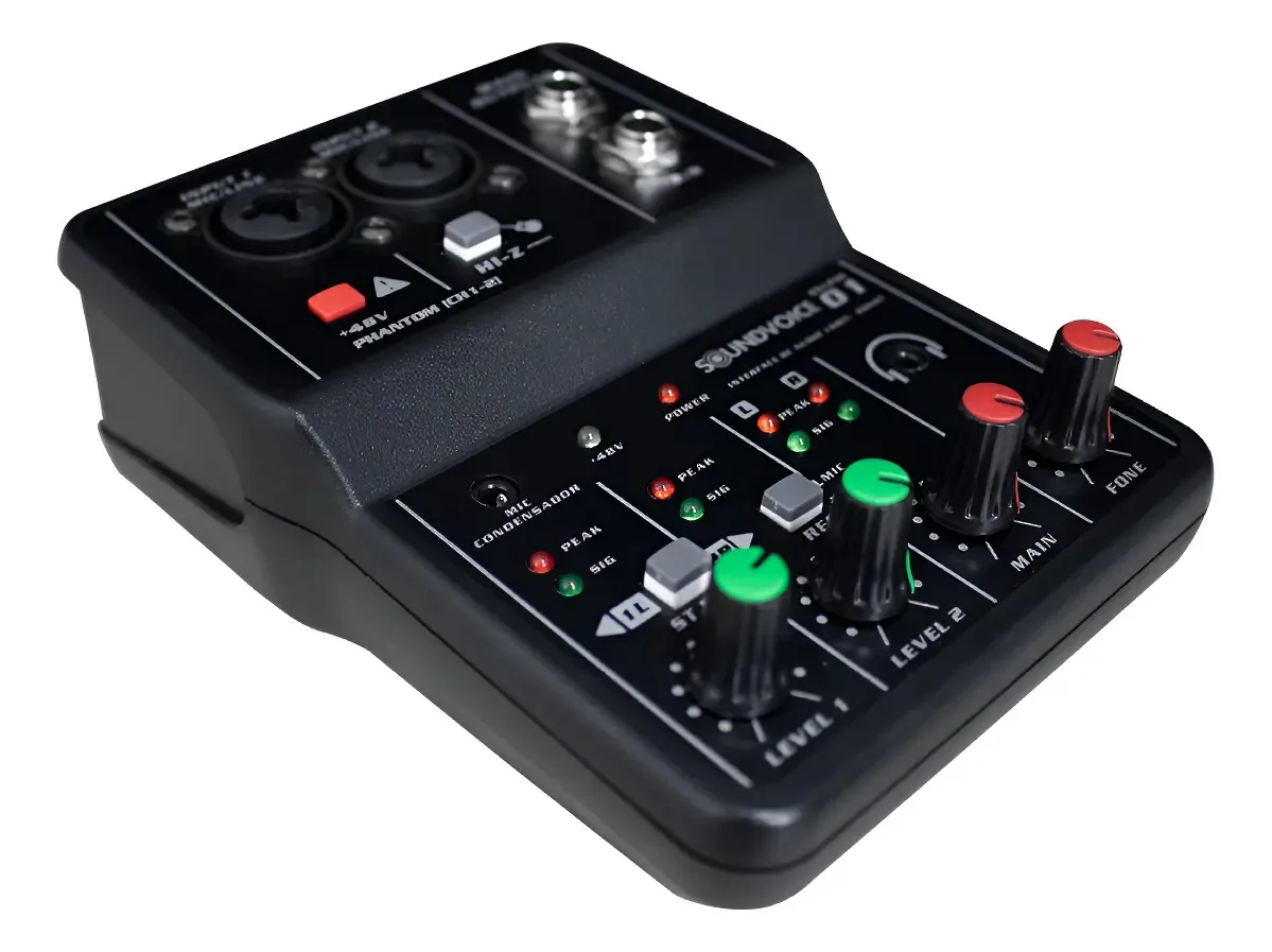Mesa De Som Com Interface Multitrack Soundvoice Delphi-01