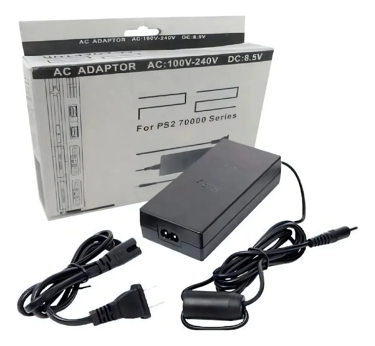 Adaptador JSX Fonte Bivolt Playstation 2 PS2 Slim 70000 8.5V