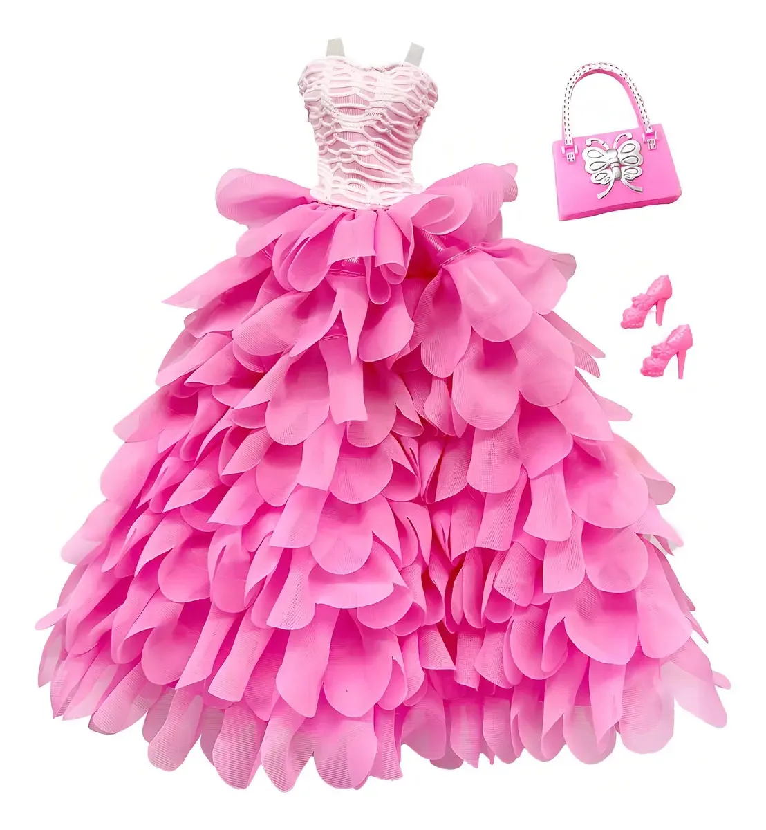 Cartela Roupa Acessorios Boneca Festa Dmt6411 Dm Brasil