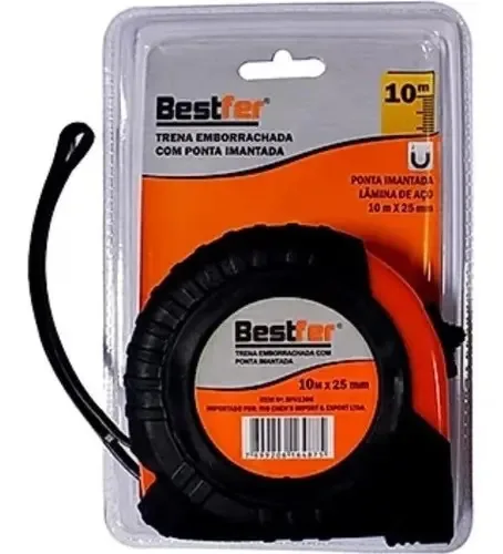 Trena Auto Bem P Imantada 10mx25mm Bfh1308 Bestfer
