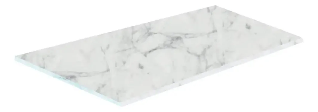 Tampo Indekes Sonia Carrara 120cm Cor Branco