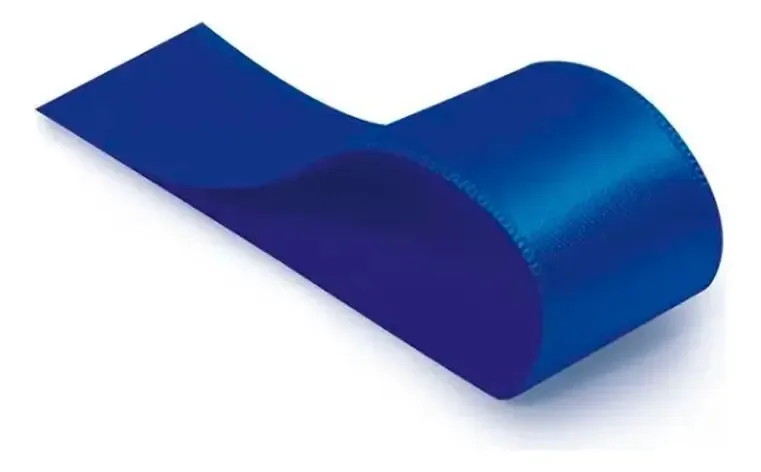 Fita Cetim Liso Azul Royal 15mmx10m 19000325 Cromus