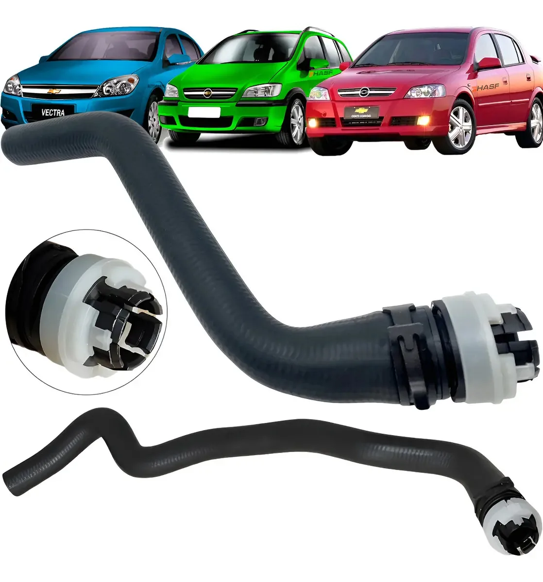 Kit 2 Mangueiras Ar Quente Chevrolet Astra Vectra Zafira 2.0
