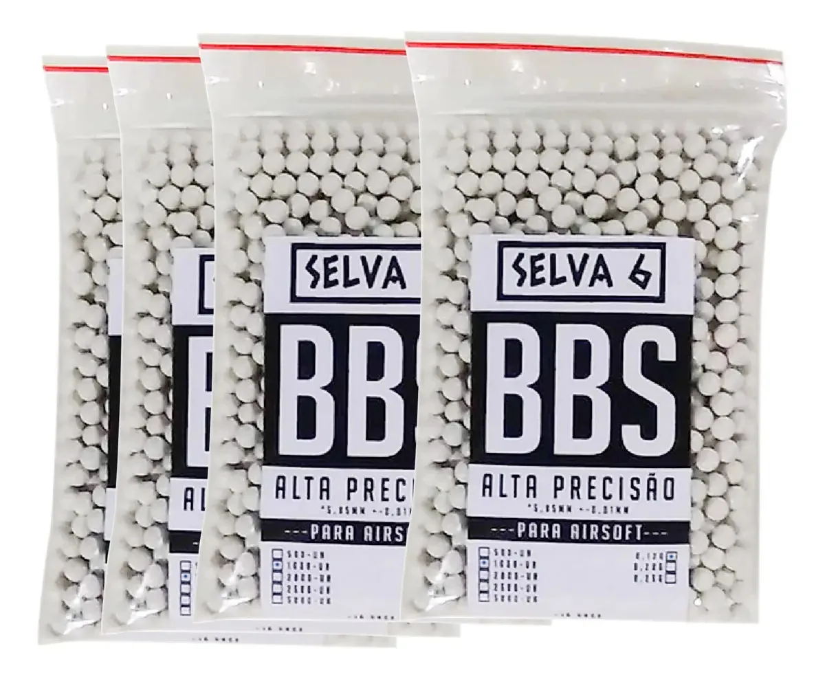 Bbs Esportiva 0.12g Airsoft 4000 Un H4