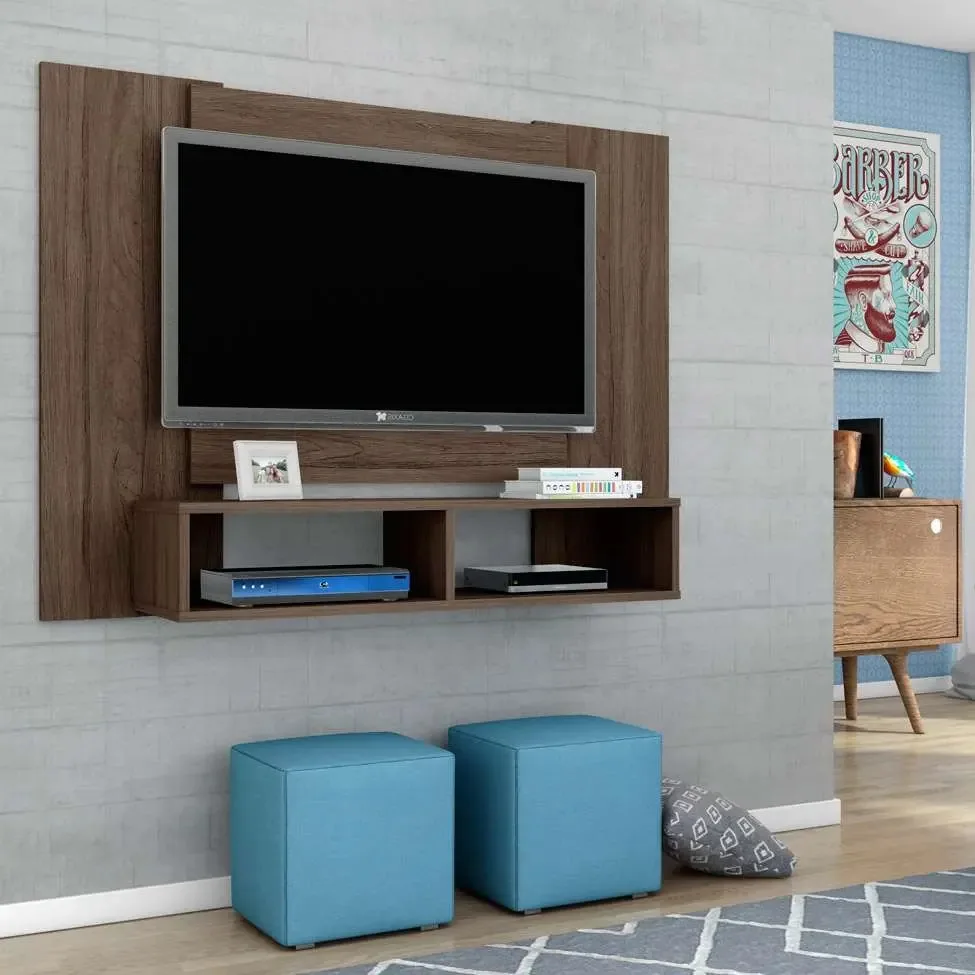 Painel Para Tv 1.2 Navi Avelã Cor Marrom