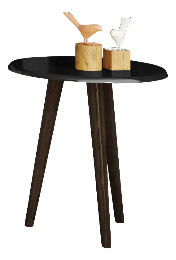 Mesa Lateral Brilhante Preto