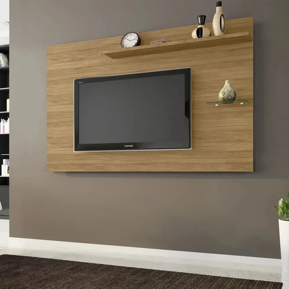 Painel Para Tv Esmeralda Cor Cinamomo