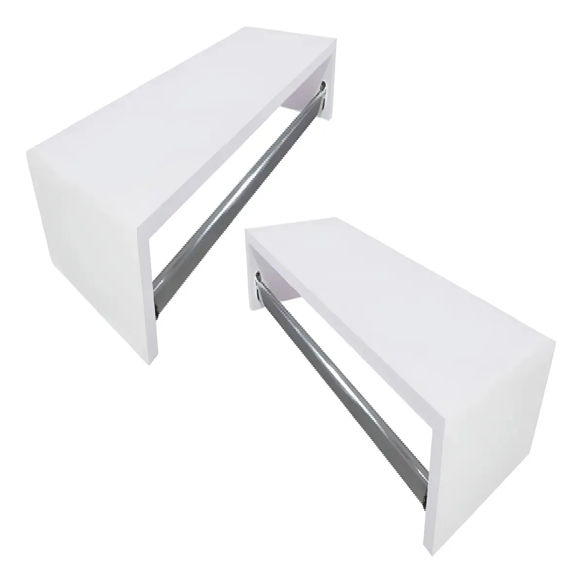 Cabideiros Brancos: Organize Roupas E Acesse Com Facilidade Cor Branco