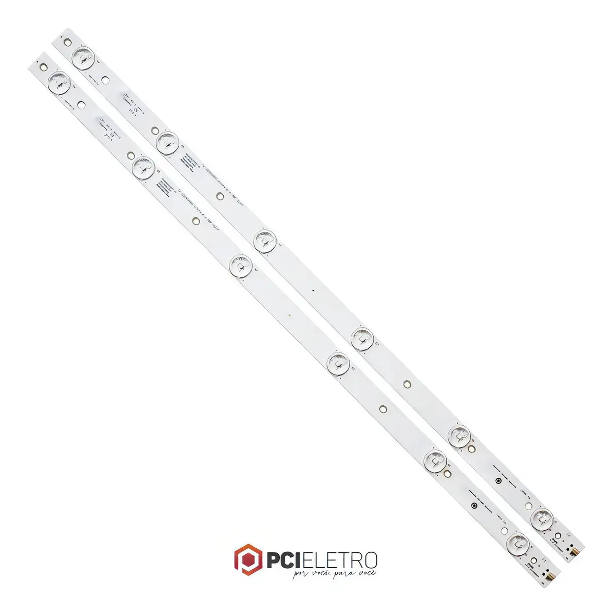 Kit 2 Barras LED PCI Eletroparts Compatível 32Phg4109 32Pfl3168 32"
