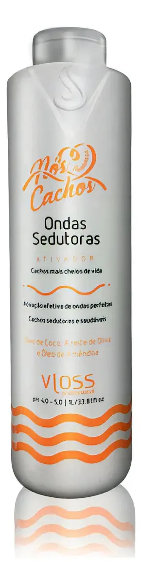 Ativador Nós Cachos, Cachos Definidos E Cabelo Feliz