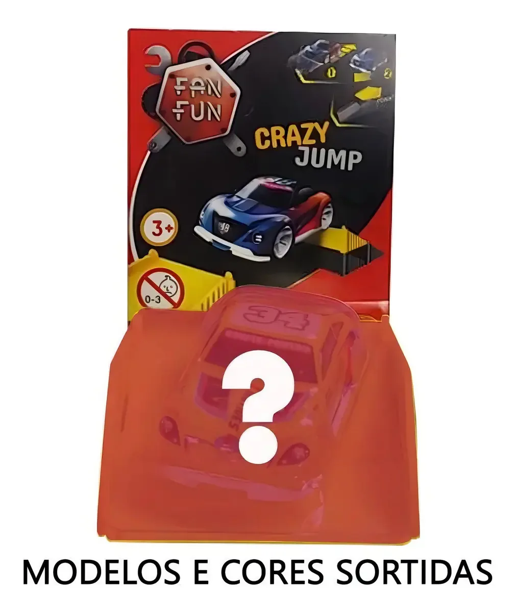 Carrinho De Fricção - Crazy Jump - 1 Peça - Sortido - Fanfun