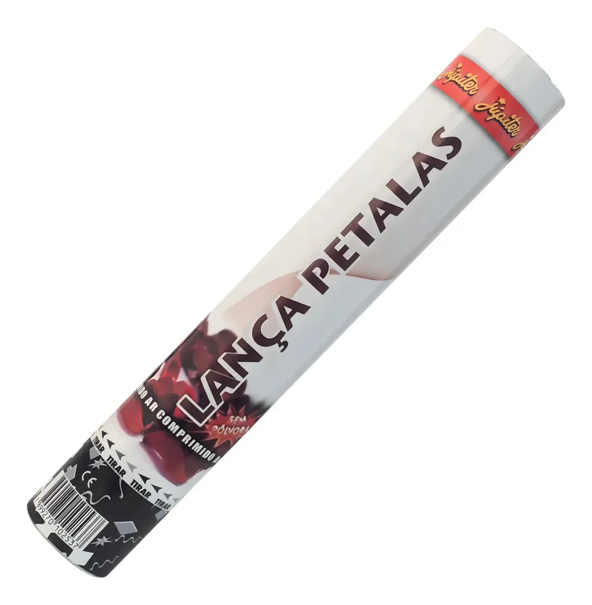 Lança Confete Pétalas Vermelhas 30cm Marca Júpiter