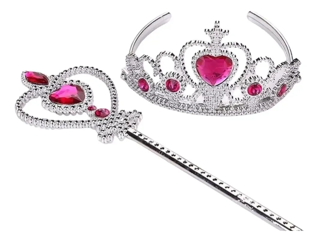 Kit Tiara/varinha C/pedra Sortida