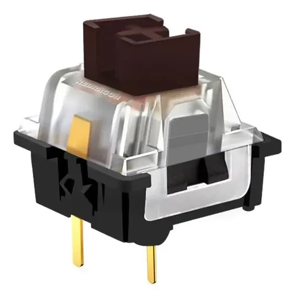 Kit 10 Switches Outemu Marrom Redragon para Teclado Mecânico Gamer