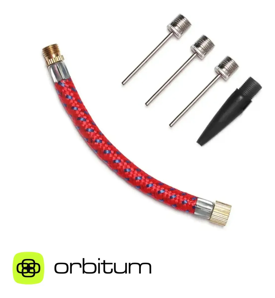 Kit Agulha Inflar Bola Futebol Bomba Ar - Orbitum