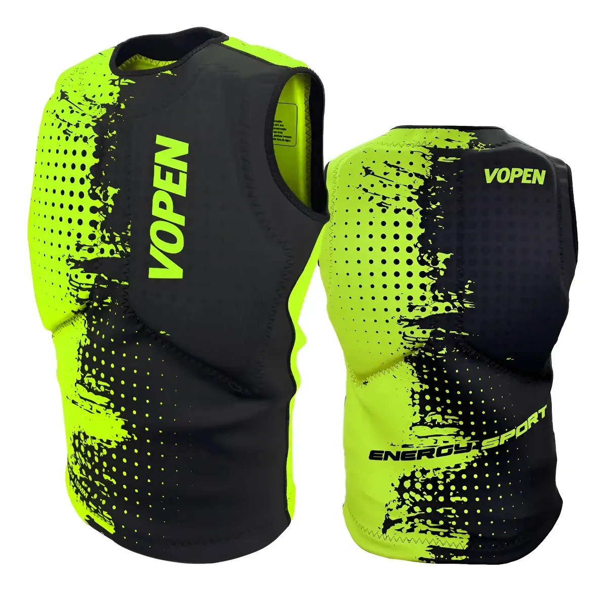 Colete Salva Vidas Flutuador Kite Kitesurf Windsurf Wake Cor Verde Tamanho M