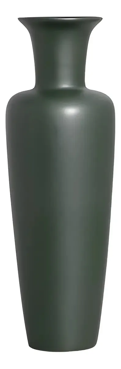 Vaso Decorativo Joelma Decorações Vaso De Chão Madri Verde Lúpulo 70cm