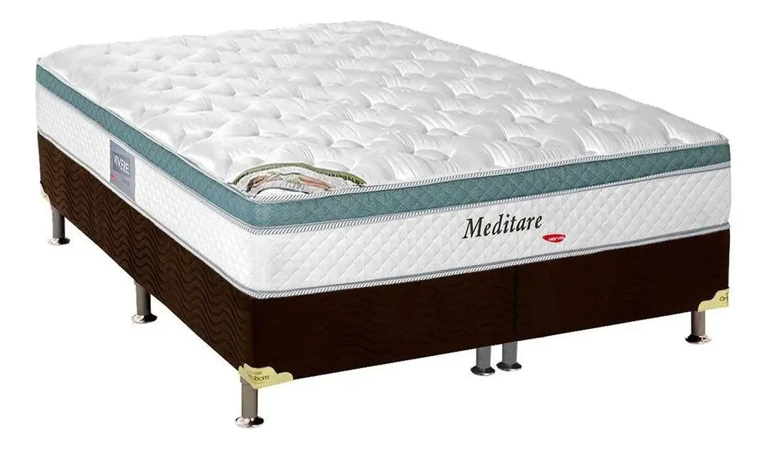 Cama Box King: Colchão Molas Masterpocket Ensacadas Herval