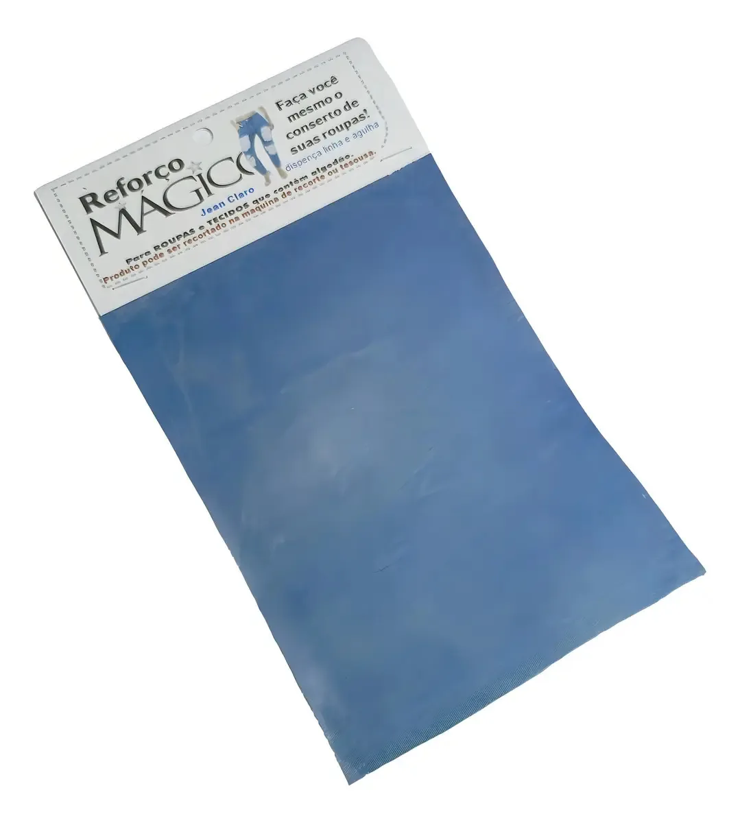 Kit Reforço Mágico Termocolante Azul Jeans Claro 2 Unidades