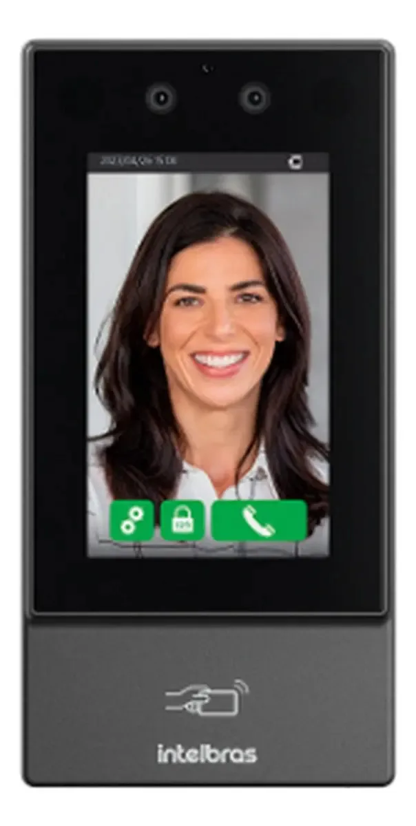Controle Acesso Facial + Rfid Intelbras Ss 3532 Mf Preto Cor Cinza-escuro