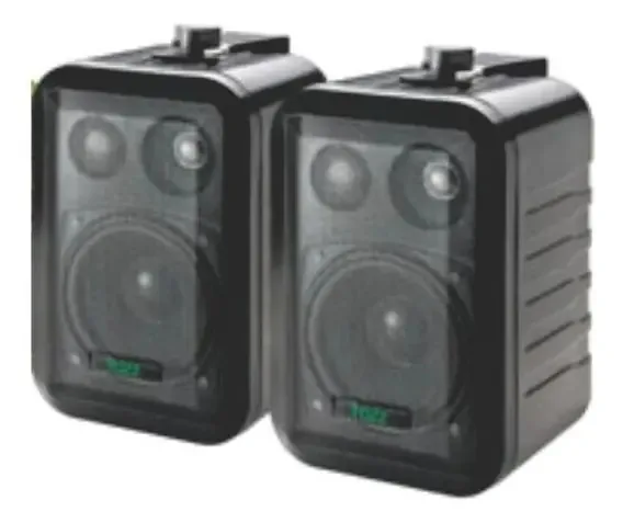 Par de Caixas de Som Tozz para Ambiente de 75W com Suporte
