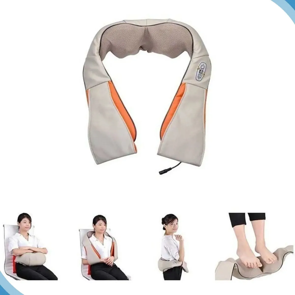 Massageador Infravermelho Shiatsu Shop Mix Pescoço Branco