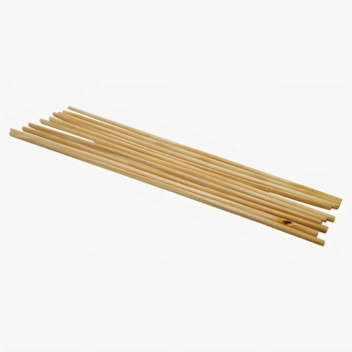 Vareta Em Pinus 7,5mm 60cm Pacote Com 100 Unidades