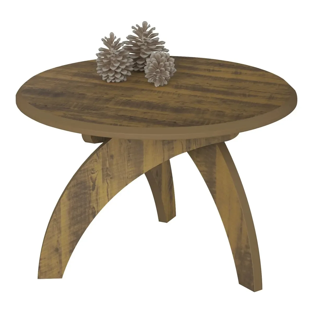 Mesa De Centro Jade Cor Pinho Artely