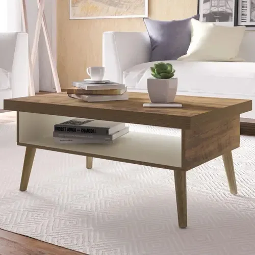 Artely 003840 mesa marrom de centro 91x44.5cm