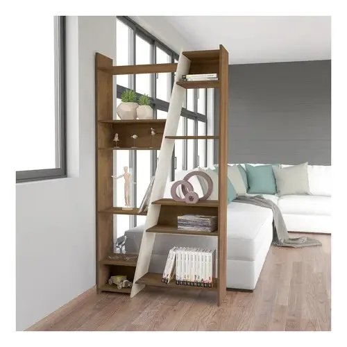 Estante Para Livros 10 Nichos Zap Artely Pinho/off Gg