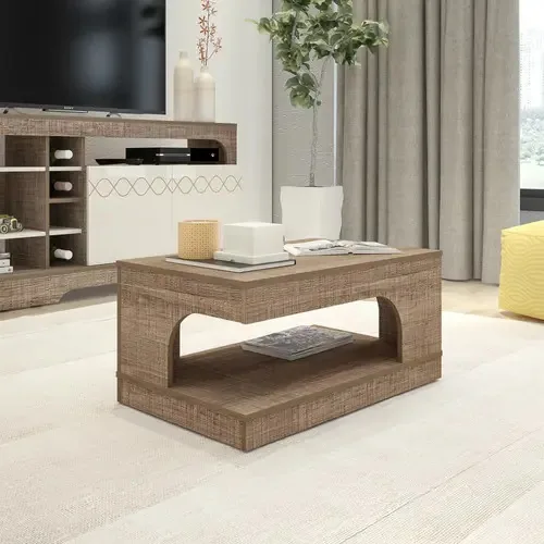 Mesa De Centro Granada Artely Cor Canela