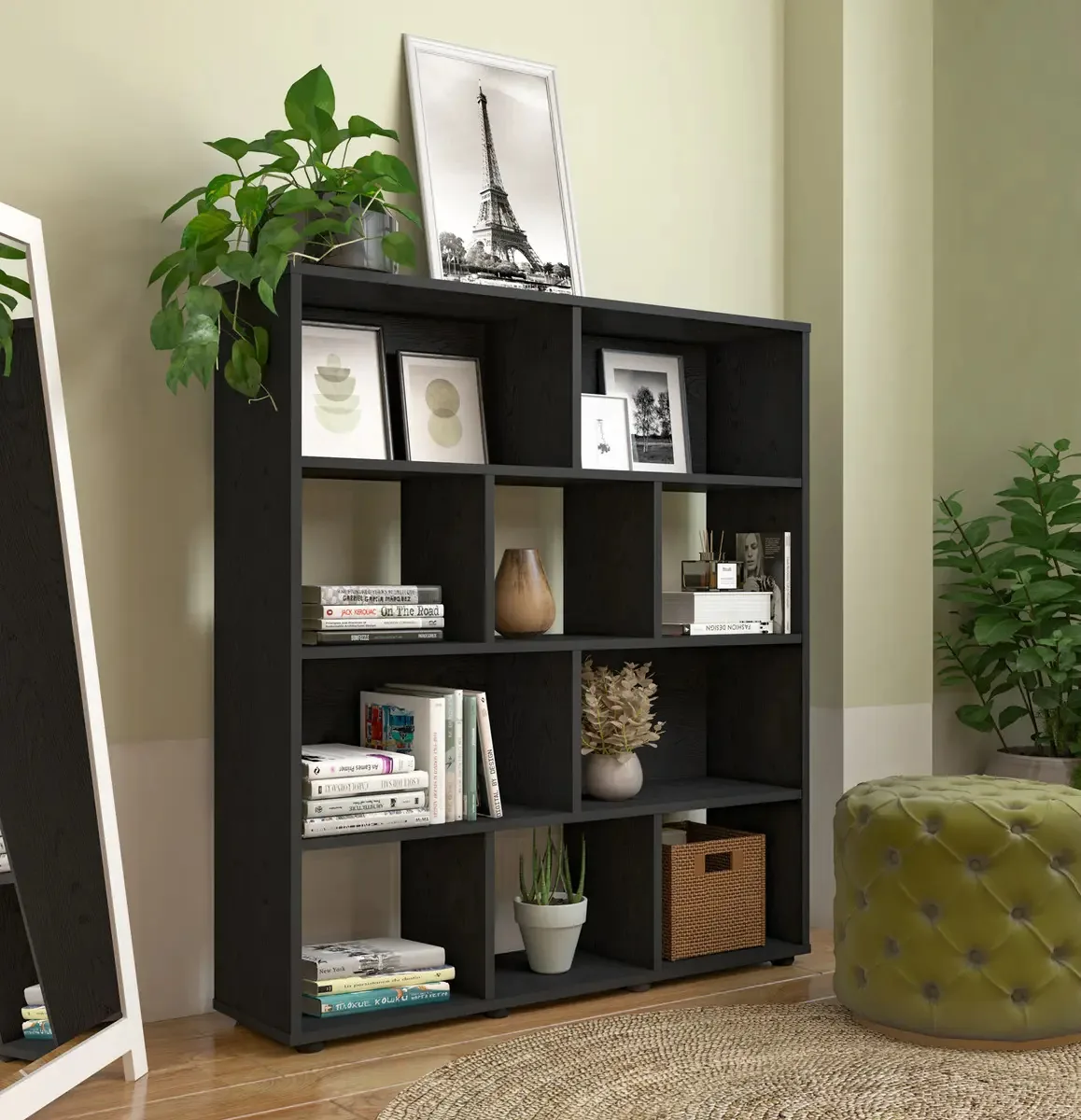 Estante Para Livros Book Nicho Organizador Artely Cor Preto