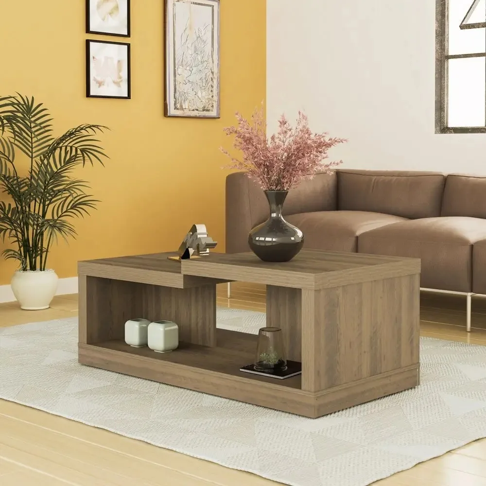 Mesa De Centro Quebec Artely Cor Pinho