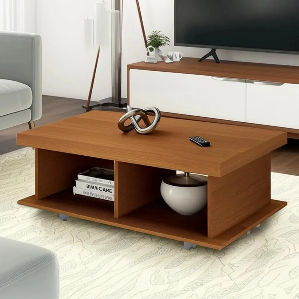Mesa De Centro Dunas Artely Cor Cinamomo