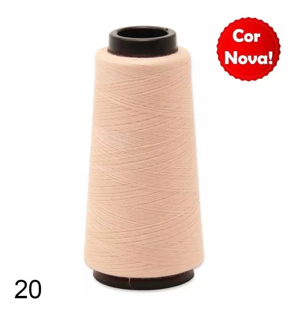 Linha Para Costura Reta Kron 120-1500mts Máquina De Costura Cor 020- Papaya