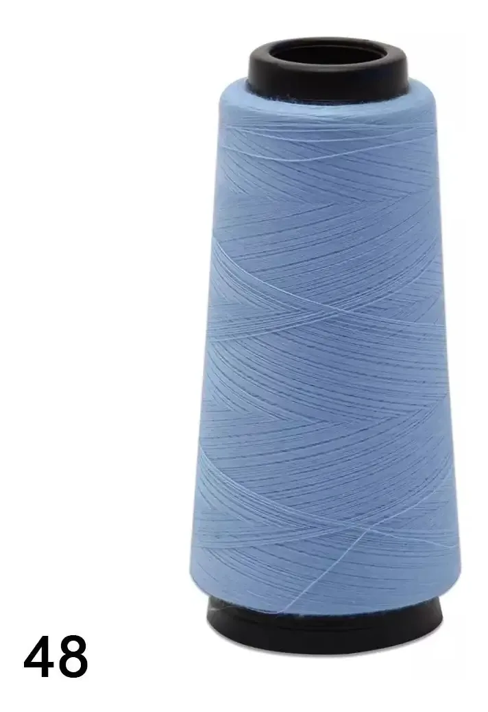 Linha Para Costura Reta Kron 120-1500mts Máquina De Costura Cor 048- Denim