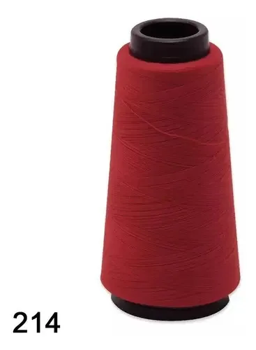 Linha de costura reta Kron cone 120 cor Bordó